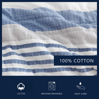 Thumbnail 14: Nautica Nautica Fairwater Cotton Quilt Set 