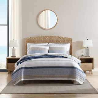 Thumbnail 2: Nautica Nautica Galewood Cotton Quilt Set 