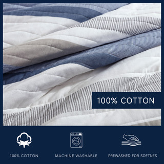 Thumbnail 47: Nautica Nautica Galewood Cotton Quilt Set 