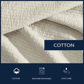 Thumbnail 19: Nautica Nautica Seashore Stitch Cotton Quilt Set 