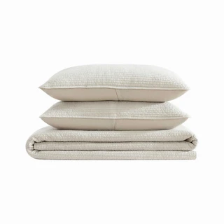 Thumbnail 22: Nautica Nautica Seashore Stitch Cotton Quilt Set 