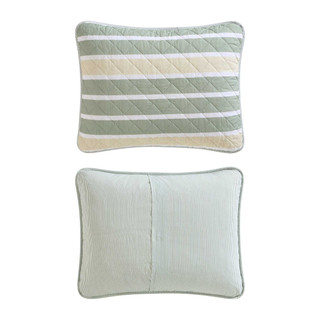 Thumbnail 7: Nautica Nautica Varadero Pinstripe Cotton Quilt Set 