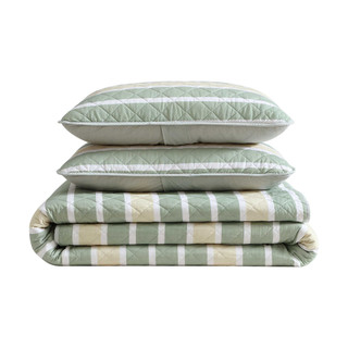 Thumbnail 16: Nautica Nautica Varadero Pinstripe Cotton Quilt Set 