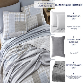 Thumbnail 32: Nautica Nautica Dover Cotton Quilt Set 