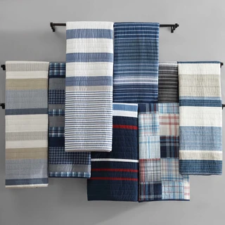 Thumbnail 39: Nautica Nautica Dover Cotton Quilt Set 