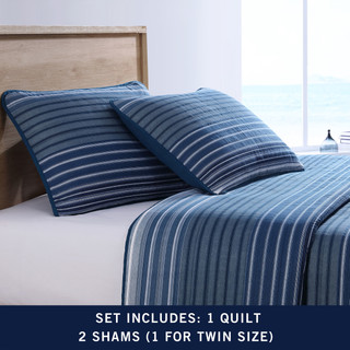 Thumbnail 42: Nautica Nautica Dover Cotton Quilt Set 