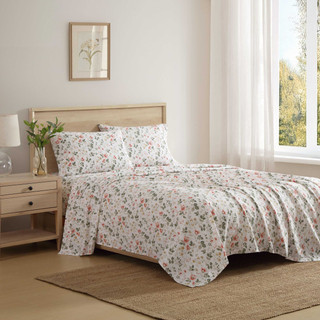 Thumbnail 2: Laura Ashley Laura Ashley Meadow Floral Cotton Sheet Set 