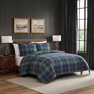Thumbnail 12: Nautica Nautica Preston Plaid Cotton Quilt Set 