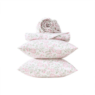 Thumbnail 9: Laura Ashley Laura Ashley Blossom Bliss Cotton Sheet Set 