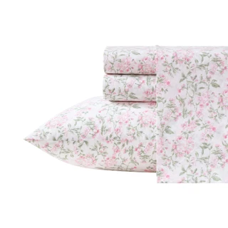 Thumbnail 19: Laura Ashley Laura Ashley Blossom Bliss Cotton Sheet Set 