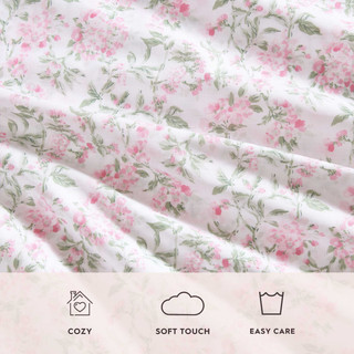 Thumbnail 50: Laura Ashley Laura Ashley Blossom Bliss Cotton Sheet Set 