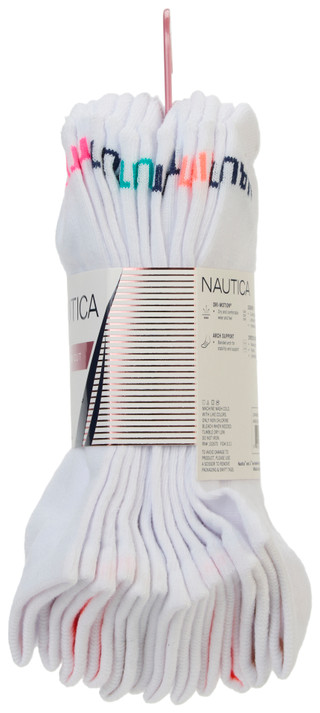 Thumbnail 2: Nautica Women's 6 Pk Athletic Lowcut Socks 