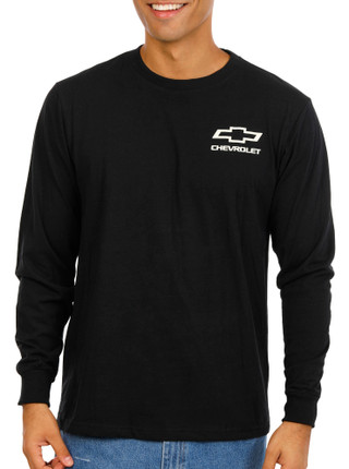 Thumbnail 2: Buckhorn River Men's Long Sleeve Chevrolet Camo USA Flag Graphic Tee 