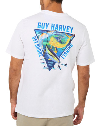 Thumbnail 1: Guy Harvey Men's Fish Trifecta Graphic T-Shirt 