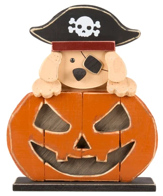 Thumbnail 1: Magical Season 18 in Dog in Jack-o'-lantern Outdoor Decor 
