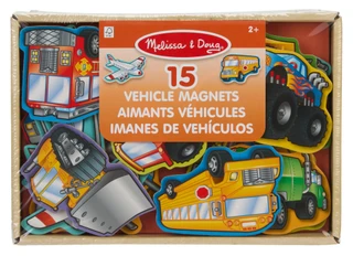 Thumbnail 1: Melissa & Doug Kids 15 Pk Vehicle Magnets 