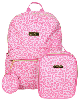 Thumbnail 1: Jessica Simpson 2 Pc Animal Print Backpack & Lunch Box Set  