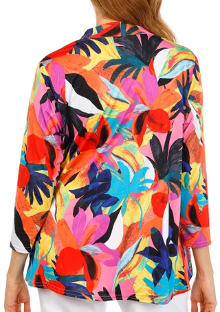 Thumbnail 5: Zac & Rachel Women's Open Front Long Sleeve Top 