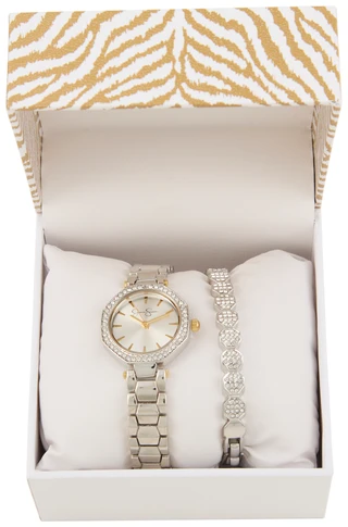 Thumbnail 1: Jessica Simpson Women's 2 Pc Watch Set 