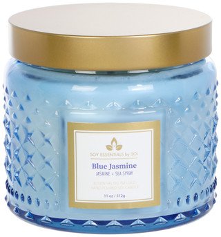 Thumbnail 2: SOY ESSENTIALS 11 oz Blue Jasmine Scented Candle 