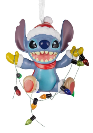 Thumbnail 1: STITCH Stitch with Christmas Lights Ornament 