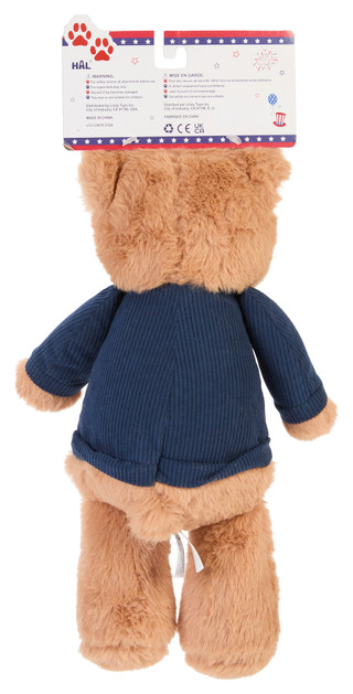 Thumbnail 2: Smoochy Pet Pals Freedom Cuddle Bear Pet Toy 