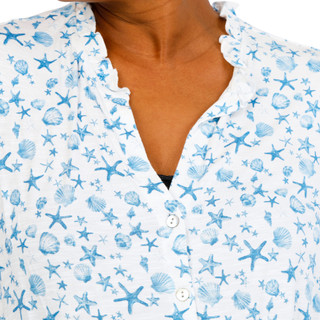 Thumbnail 3: Status by Chenault Women's Plus Sleeveless Tie Front Top 