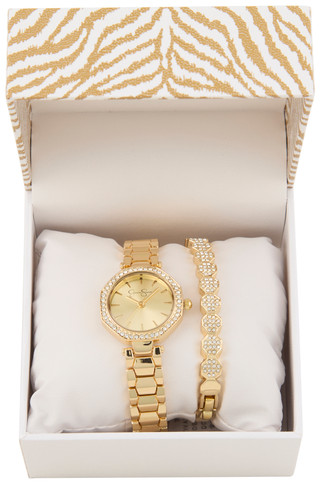 Thumbnail 1: Jessica Simpson Women's 2 Pc Watch Set 