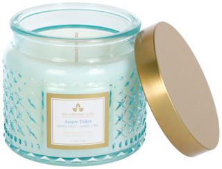 Thumbnail 1: SOY ESSENTIALS 11 oz Azure Tides Scented Candle 