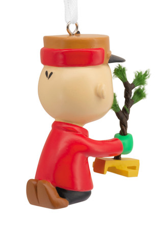 Thumbnail 2: SNOOPY Charlie Brown with Christmas Tree Ornament 