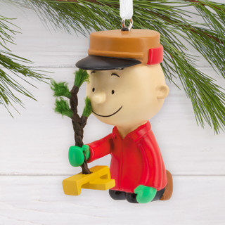 Thumbnail 3: SNOOPY Charlie Brown with Christmas Tree Ornament 