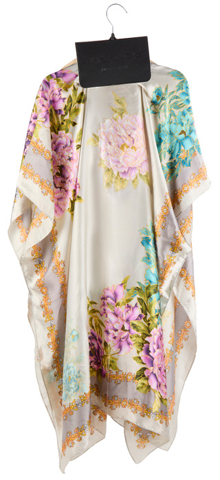 Thumbnail 3: MAX STUDIO Women's 2 Pc Floral Kimono & Hat Set 