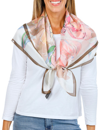 Thumbnail 1: Vince Camuto Women's Peony Square Scarf 