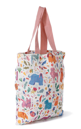 Thumbnail 3: Scribble Dog Print Tote Bag 