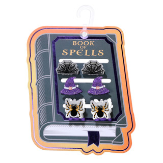 Thumbnail 1: Fantasia Accessories Halloween 6 Pc Mini Hair Clips 