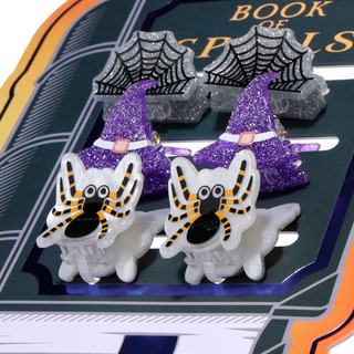 Thumbnail 2: Fantasia Accessories Halloween 6 Pc Mini Hair Clips 