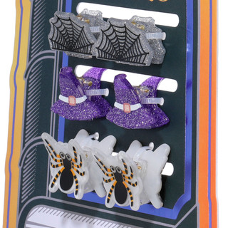 Thumbnail 3: Fantasia Accessories Halloween 6 Pc Mini Hair Clips 