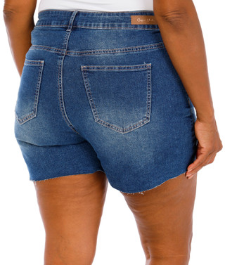 Thumbnail 3: COPPERFLASH Plus Americana Embroidery Fray Shorts 