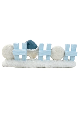 Thumbnail 2: Magical Season 12" Resin Coastal Ho Ho Ho Tabletop Decor 