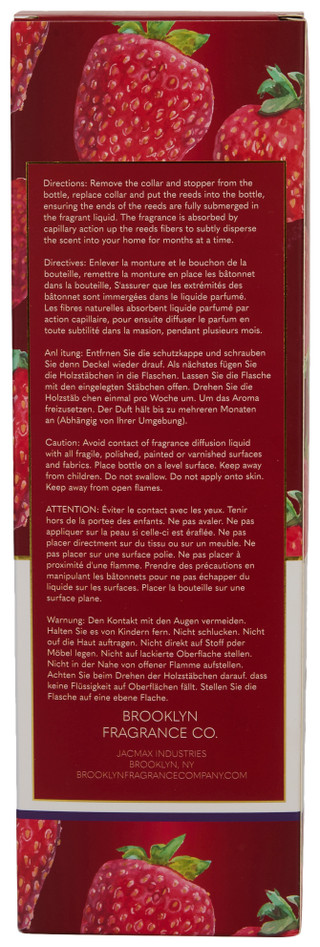 Thumbnail 2: Brooklyn Fragrance Co. Calypso Strawberry Reed Diffuser 