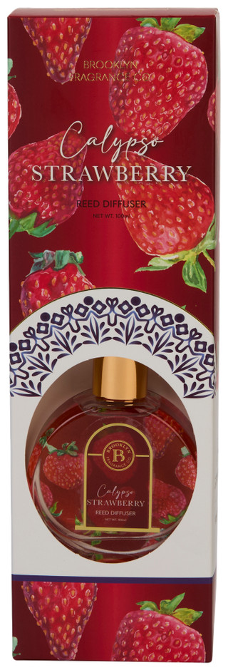 Thumbnail 1: Brooklyn Fragrance Co. Calypso Strawberry Reed Diffuser 