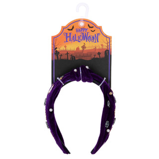 Thumbnail 1: Fantasia Accessories Halloween Velvet Spider Headband 