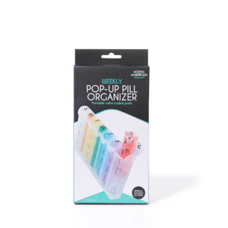 Thumbnail 1: JOBAR Pop Up Weekly Pill Organizer 