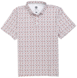 Thumbnail 1: FLAG & ANTHEM Men's Short Sleeve Printed Performance Polo 