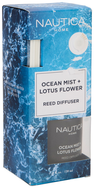 Thumbnail 1: Nautica Ocean Mist + Lotus Flower Reed Diffuser 