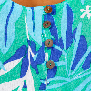Thumbnail 3: Kaktus Plus Tropical Printed Crepon Dress 