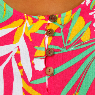 Thumbnail 2: Kaktus Plus Tropical Printed Crepon Dress 