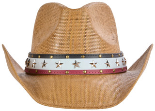 Thumbnail 3: MADD HATTER Vintage Americana Straw Cowboy Hat 