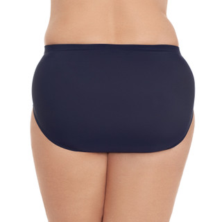 Thumbnail 3: Paradise Bay Plus Solid Basic Swim Brief 