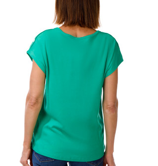Thumbnail 3: Coral Bay Women's Short Sleeve Dolman Button Top  